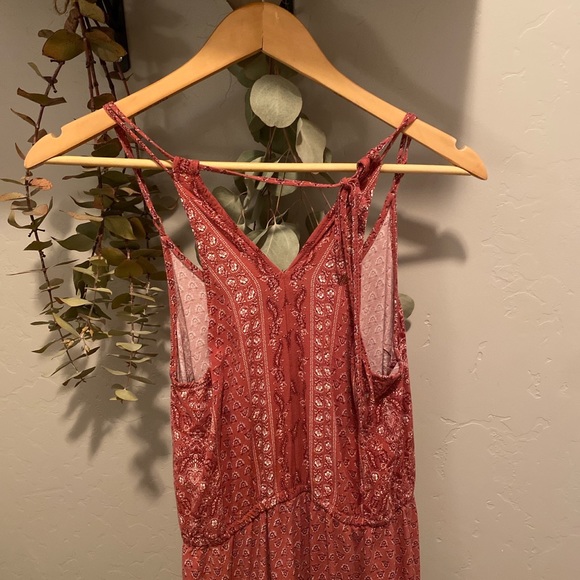 Pink Paisley Jumpsuit Small - Picture 2 of 3